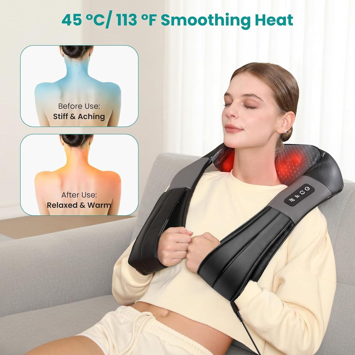Shiatsu Neck Massager with Heat