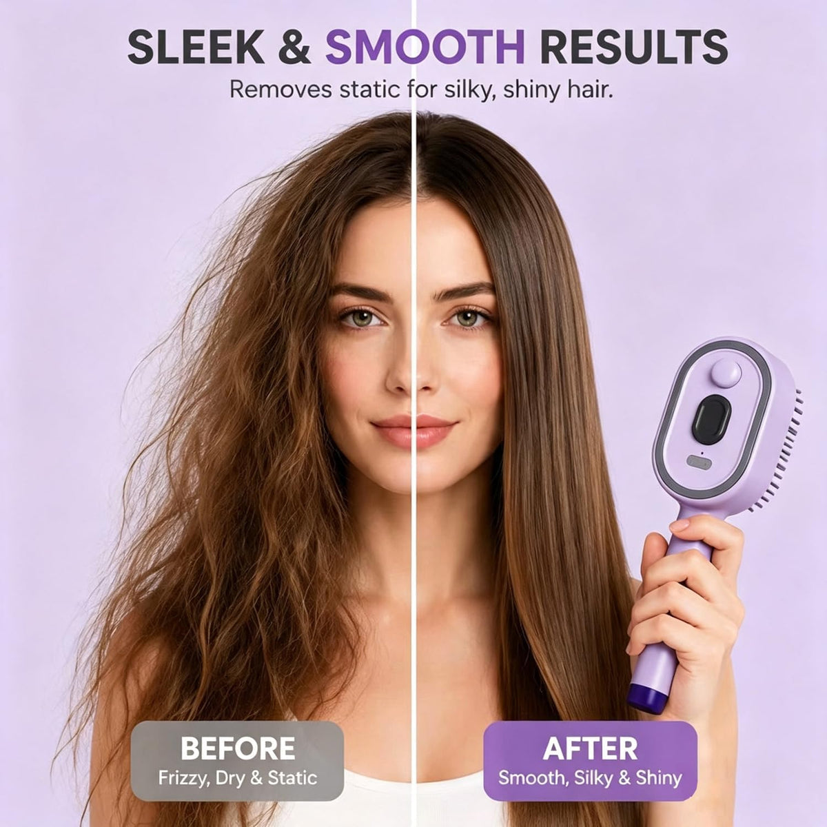 Electric Massage Comb with Steam Mist